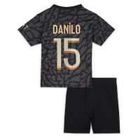 Fotbalové Dres Paris Saint-Germain Danilo Pereira #15 Dětské Alternativní 2023-24 Krátký Rukáv (+ trenýrky)